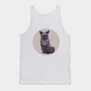 Mystical magic black fox. Tank Top